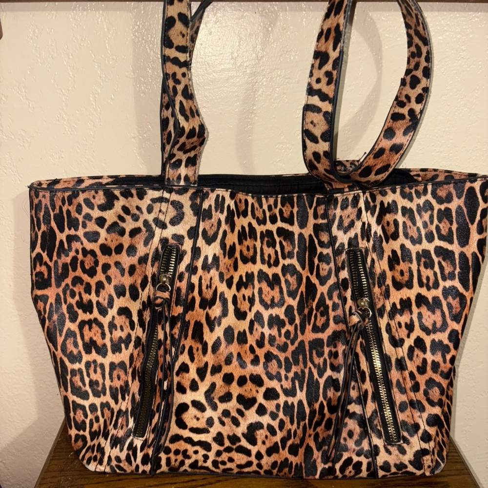 Leopard Print Tote Bag
